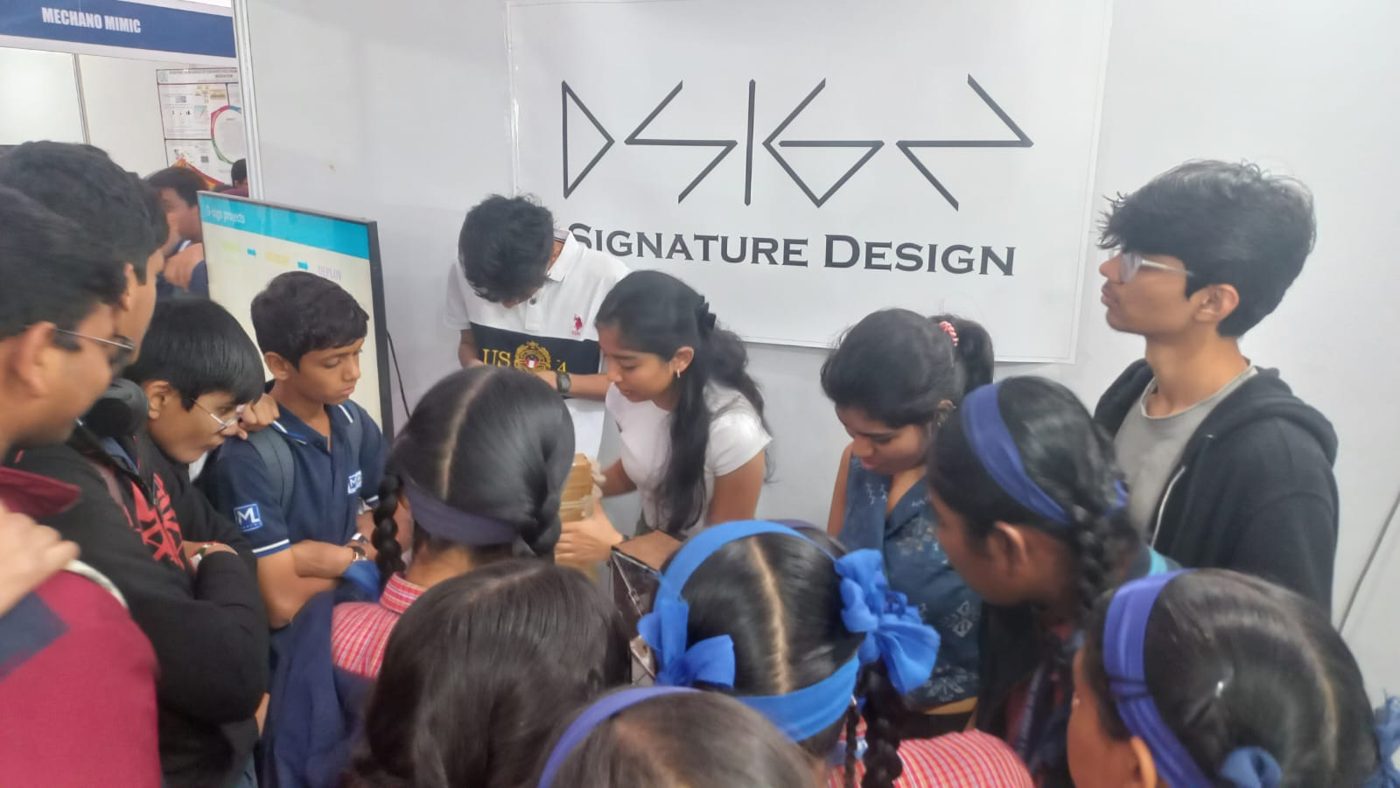 Visitors trying out a D-sign prototype at TechConnect 2025